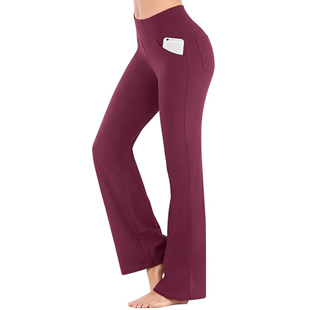 Ogilvy Mather Elegant High Waist Palazzo Trousers ATHLEXES