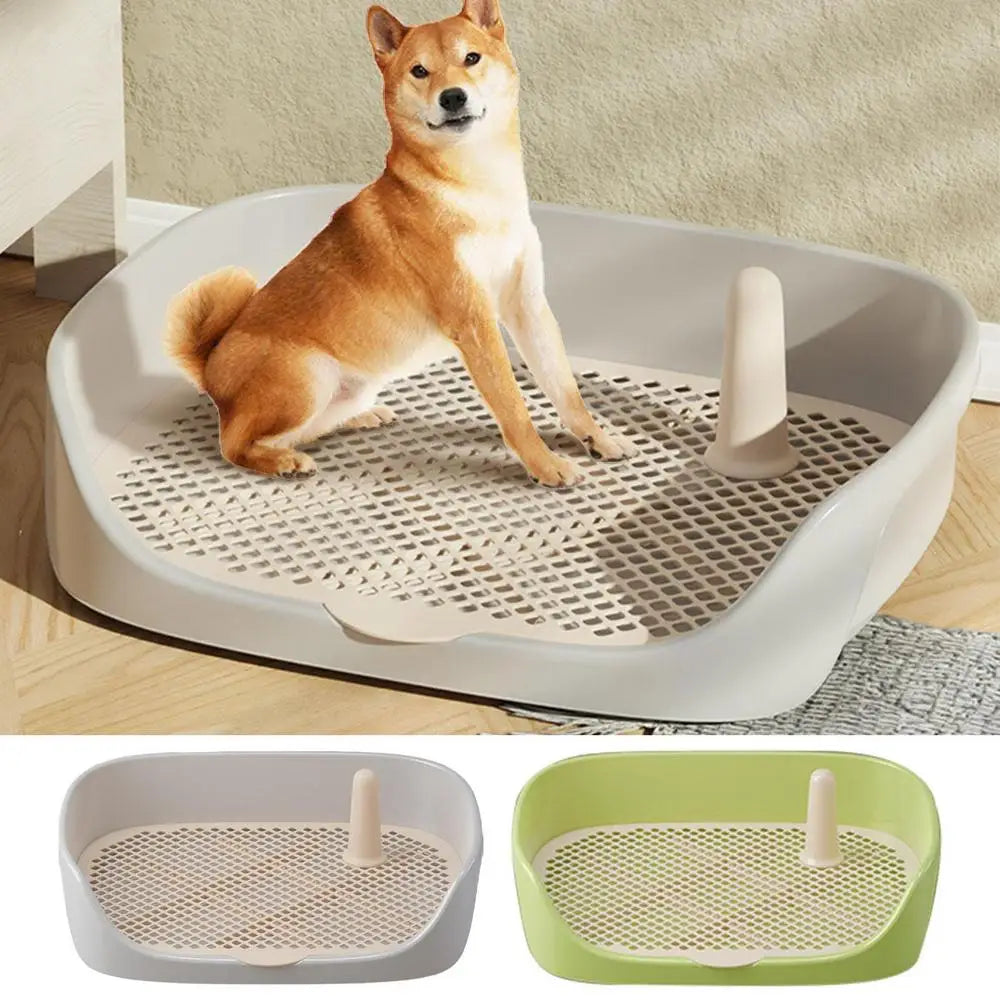 Training Toilet Pet Toilet for Small Dogs Cats Portable Dog Training Toilet Puppy Pad Holder Tray Pet Supplies Indoor Dog Potty ATHLEXES