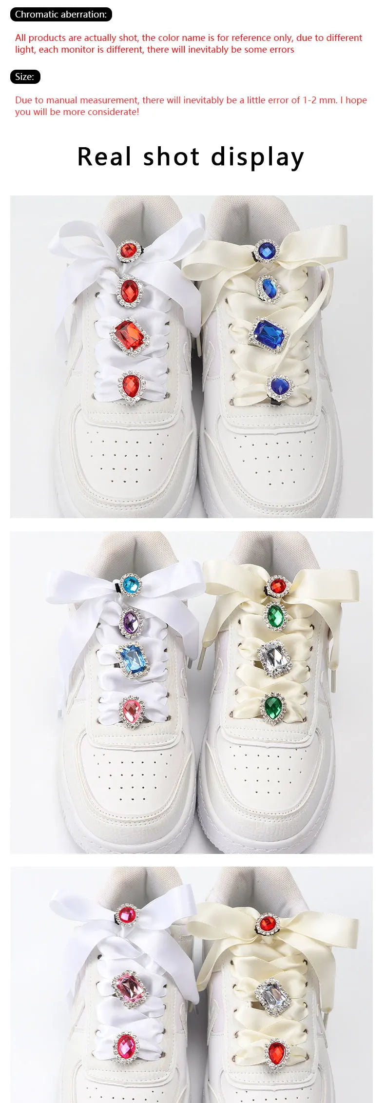 GlamLace Diamond Rhinestone Shoe Charms ATHLEXES