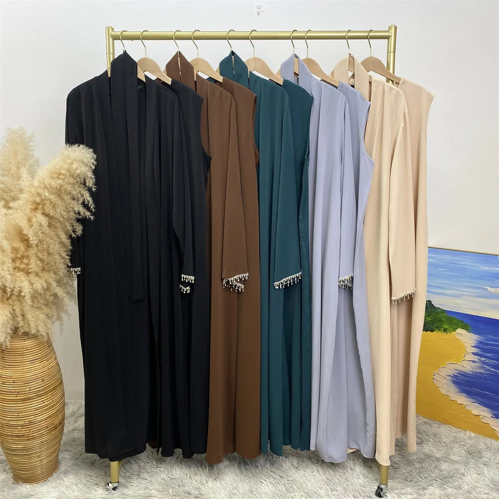 New Fashion Muslim Women Two-Piece Dress Set ATHLEXES