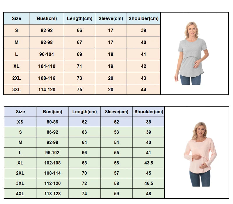 Maternity Comfort Stretch Tee for Breastfeeding ATHLEXES