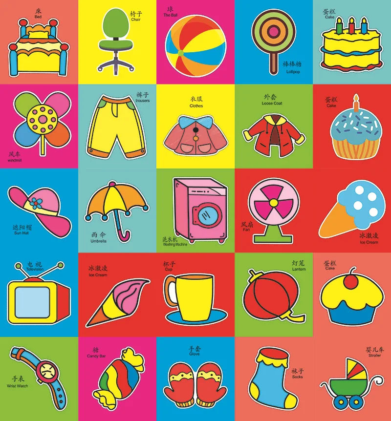 Colorful Cartoon Paper-Cut Craft Book for Kids ATHLEXES