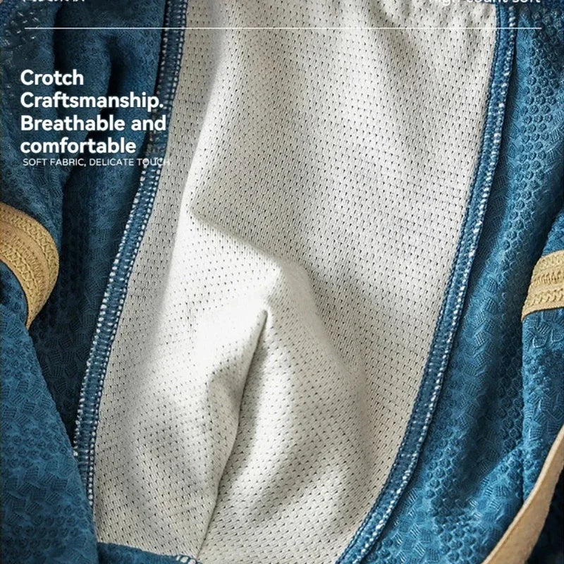 CoolComfort Menâ??s Ice Silk Boxer Shorts ATHLEXES