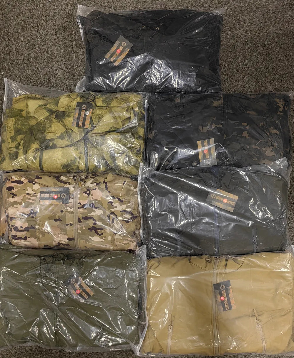 5XL Shark Skin Camouflage Jacket & Pant Set ATHLEXES