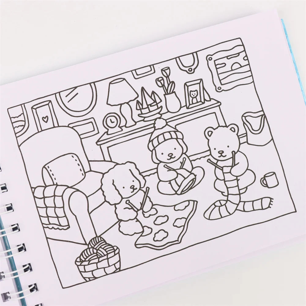 Cozy Vibes Adult Coloring Book ATHLEXES