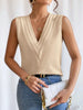 Elegant V Neck Multi-Layered Women's Vest Top ATHLEXES