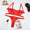 Sexy Lingerie Woman Lace Transparent Underwear Bra Set ATHLEXES