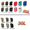 30L/50L 1000D Nylon Waterproof Trekking Bag Backpack ATHLEXES