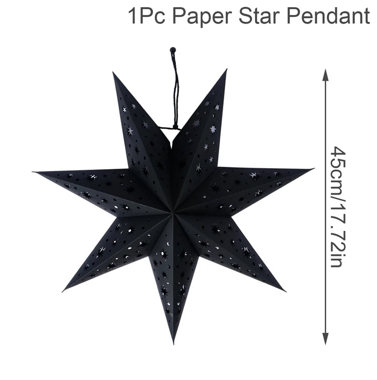 Eid Star Pendant: 30-75cm Festive Decor 2025 ATHLEXES