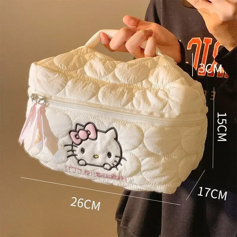 Hello Kitty Cloud Makeup Bag for Travel Storage ATHLEXES
