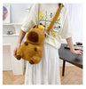 Kawaii Capybara Plush Backpack for Kids ATHLEXES