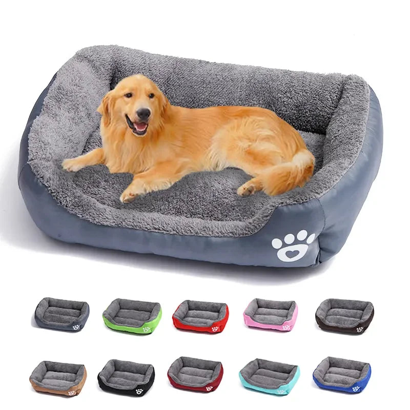 Plush Haven Waterproof Pet Bed for Cats and Dogs ATHLEXES