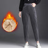 Plush Corduroy Harem Pants for Cozy Autumn Style ATHLEXES