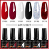 NailArt Pro 6pc UV Gel Polish Kit for Manicure ATHLEXES