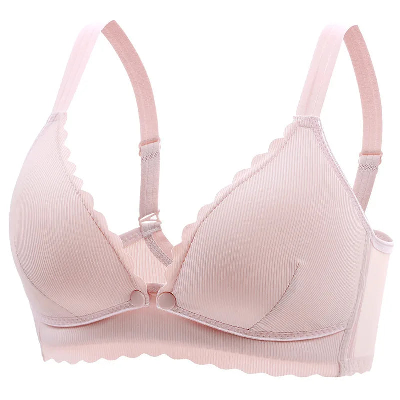 Soft Cotton Maternity Nursing Bra for Comfort ATHLEXES