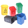 Miniature Trash Can Set for Dollhouse Decor ATHLEXES