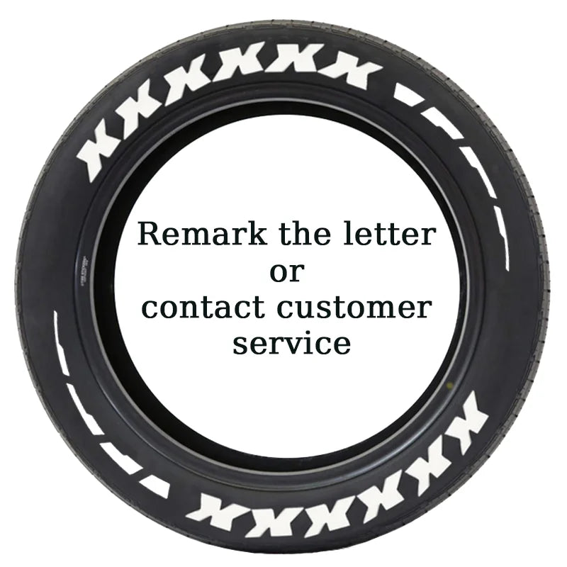 Custom 3D Tire Lettering Stickers for Your Car ATHLEXES