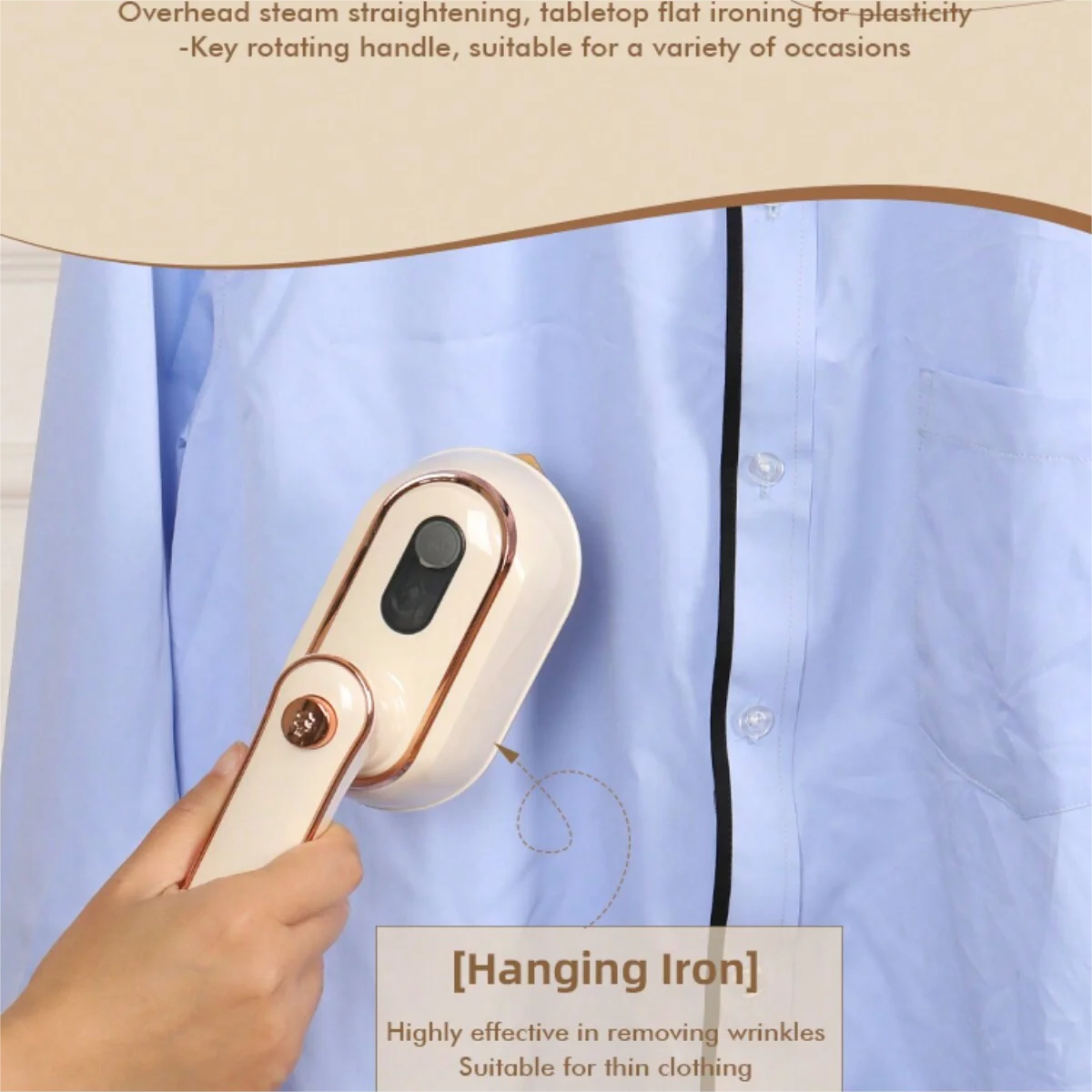 Effortless Compact PowerSteam Iron for Wrinkle-Free Fabric ATHLEXES