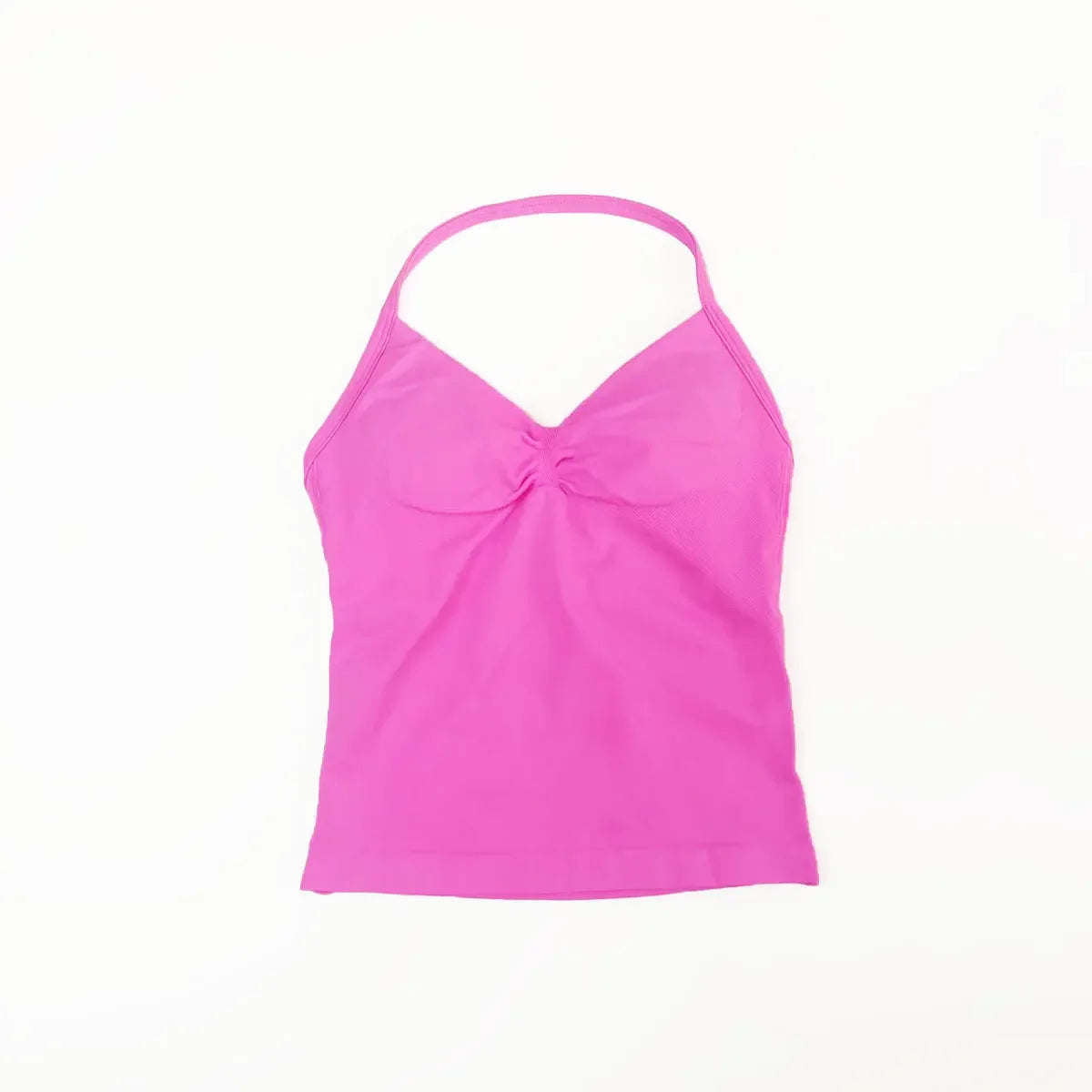 Vibrant Strappy Yoga Tank with Built-In Bra ATHLEXES