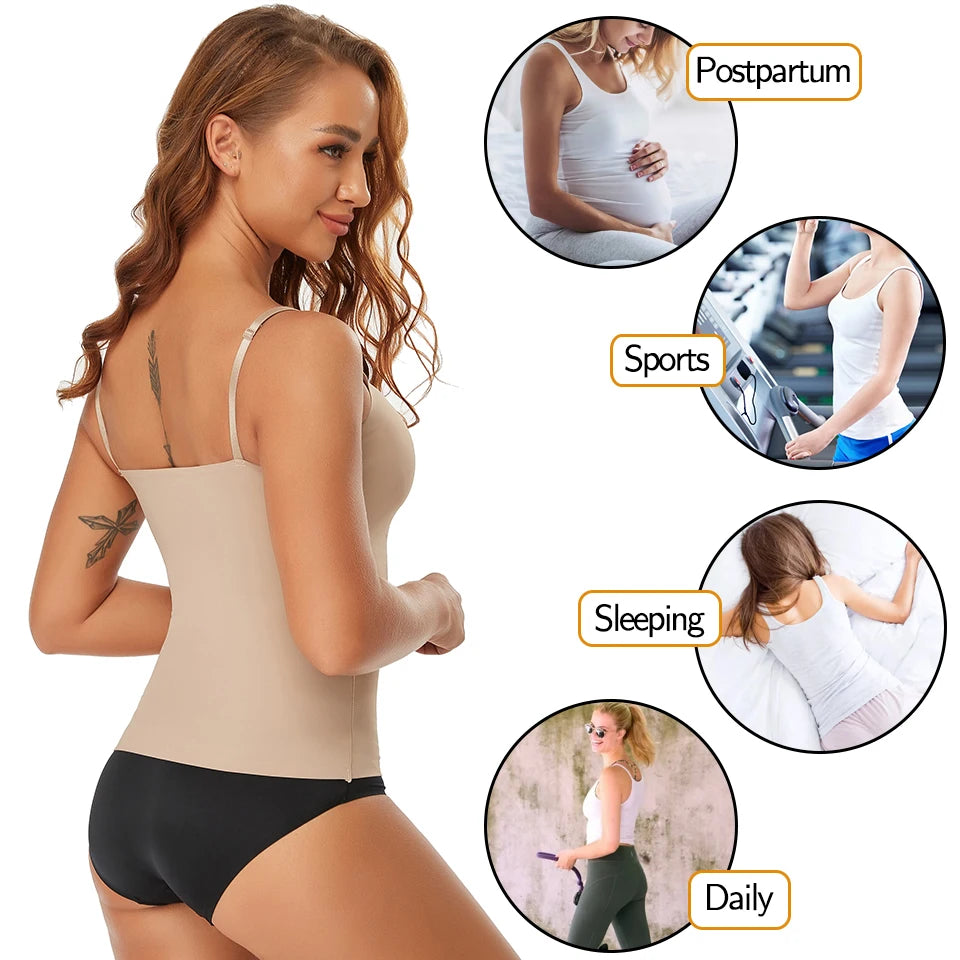 Sculpted Comfort Plus Size Body Shaping Camisole ATHLEXES