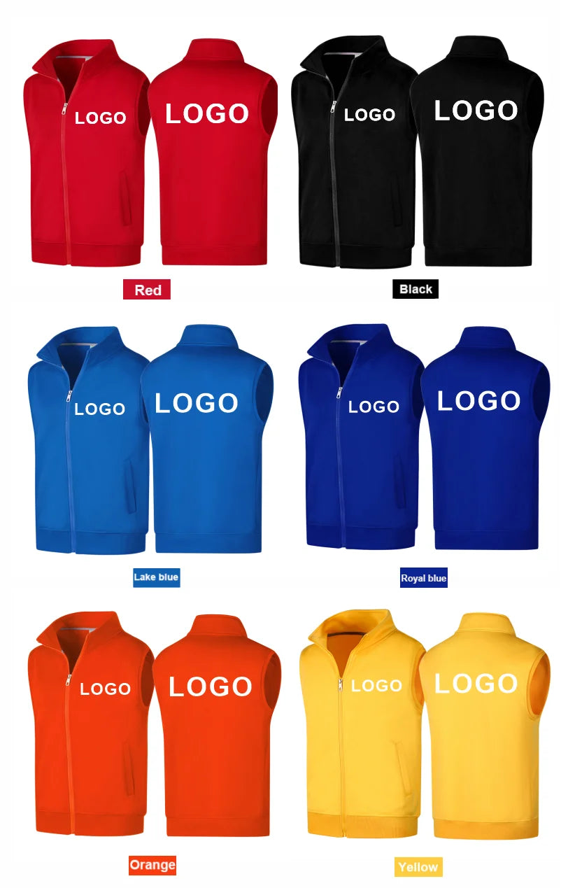 Custom Logo Winter Fleece Vest for Men and Women ATHLEXES
