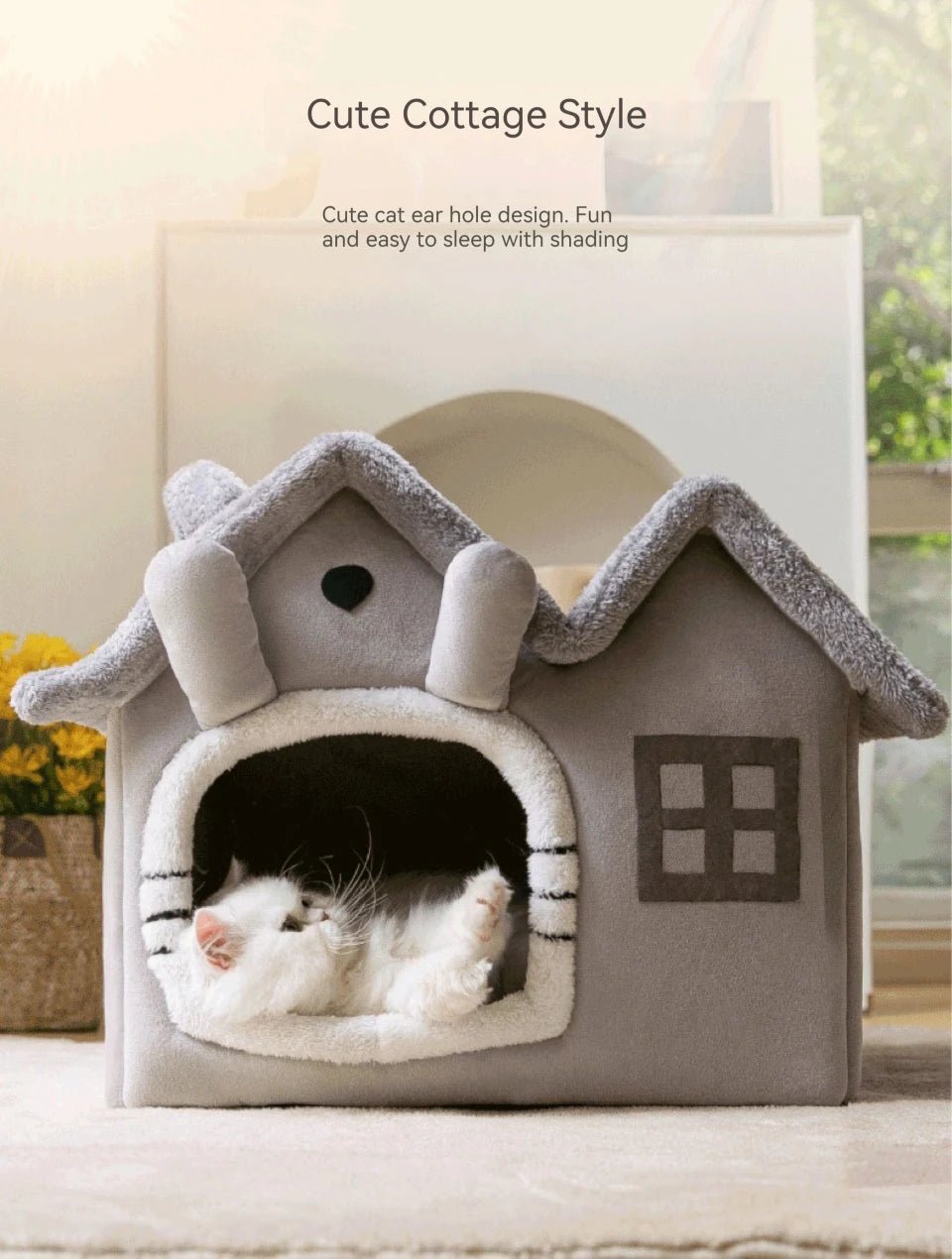 Foldable Cat Castle Bed ATHLEXES