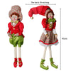 Elf Couple Plush Dolls: Festive Tree Ornaments ATHLEXES