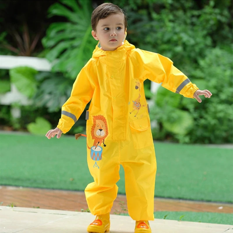 DinoSplash Waterproof Rain Suit for Kids ATHLEXES