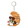 Heartfelt Dog Angel Pendant Keychain ATHLEXES