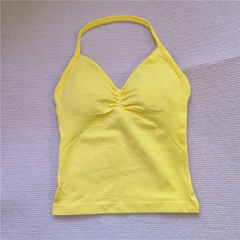 Seamless V Neck Fitness Tank Top for Women ATHLEXES