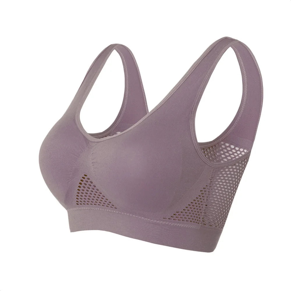 AeroFit Hollow Out Wireless Sports Bra ATHLEXES