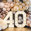 Giant LED Birthday Number Frame for Celebrations ATHLEXES