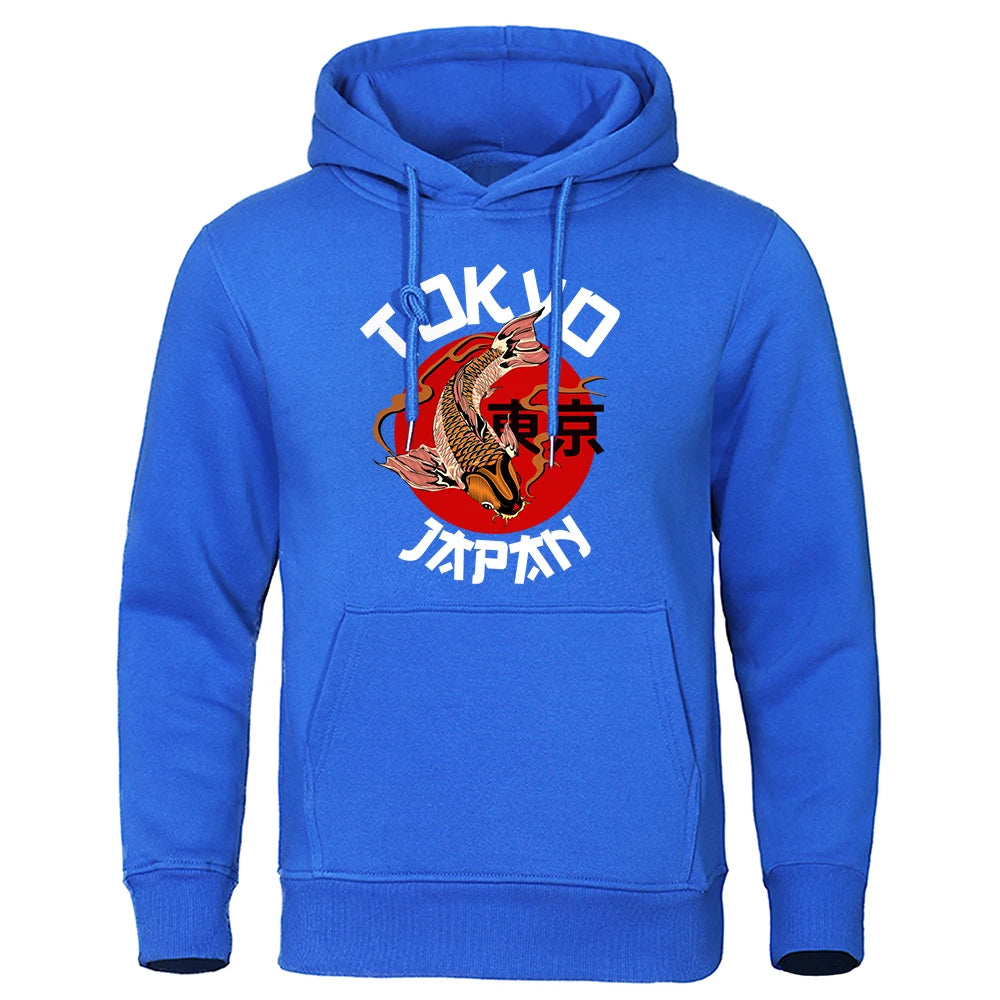 Koi Artistry Fleece Hoodie for Men ATHLEXES