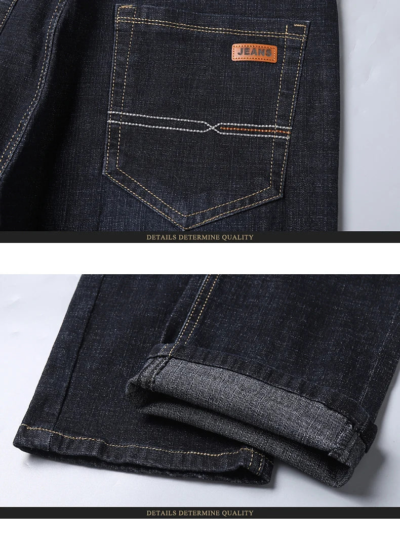 Elite Stretch Business Denim Trousers for Men ATHLEXES