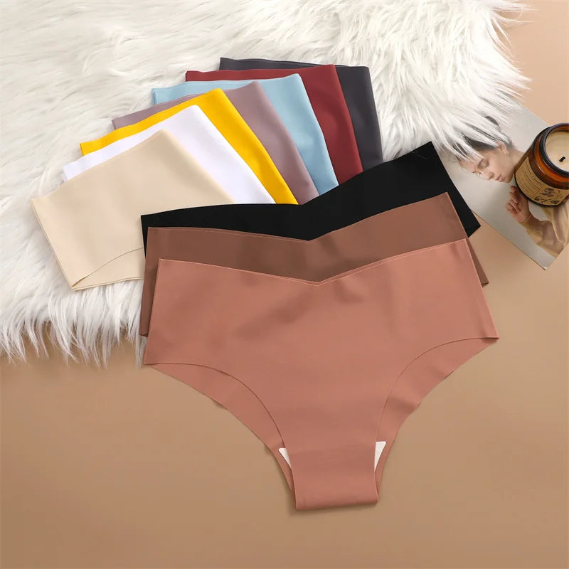 4PC Women Seamless Briefs Sexy V-Waist Underwear Set ATHLEXES