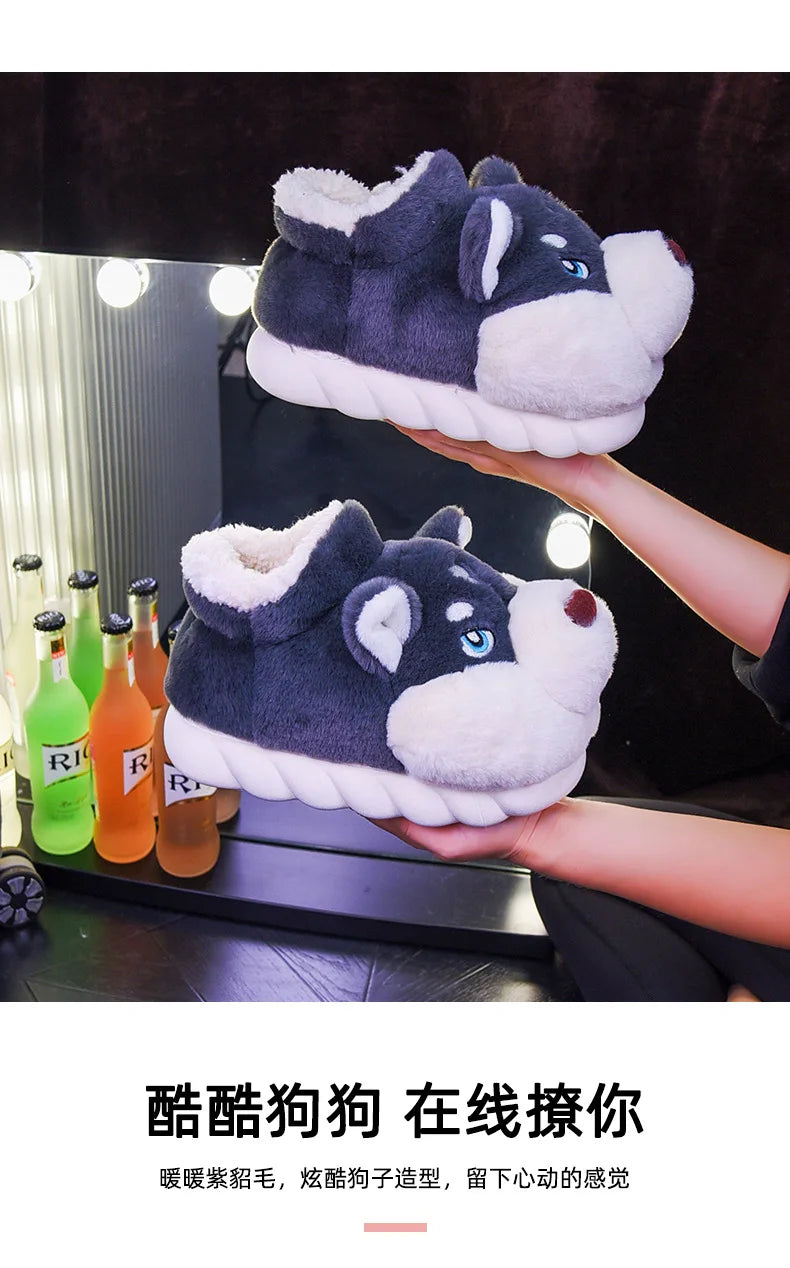 CozyPaw Cartoon Dog Indoor Slippers ATHLEXES