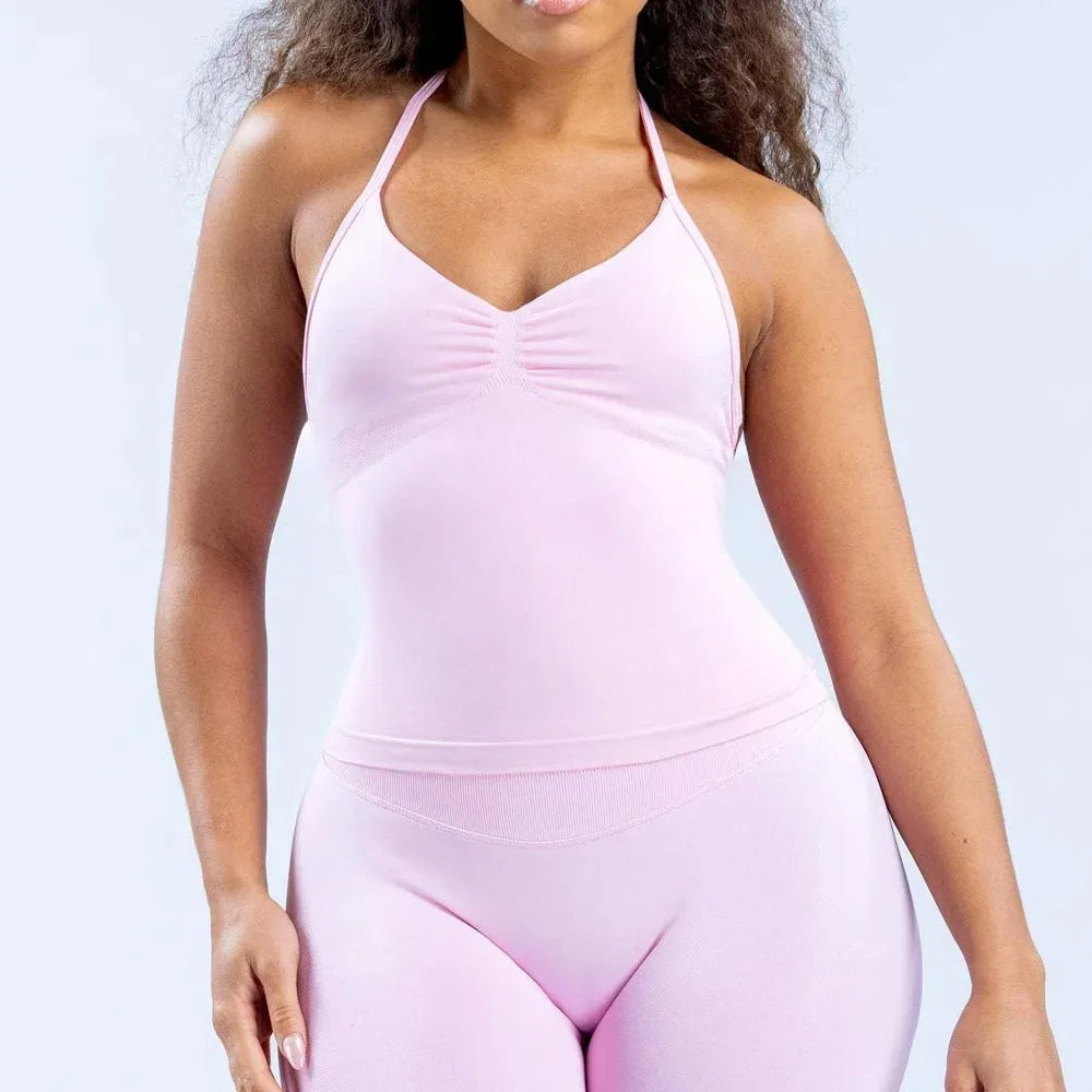 ElevateFit Strappy Yoga Sports Bra Top ATHLEXES