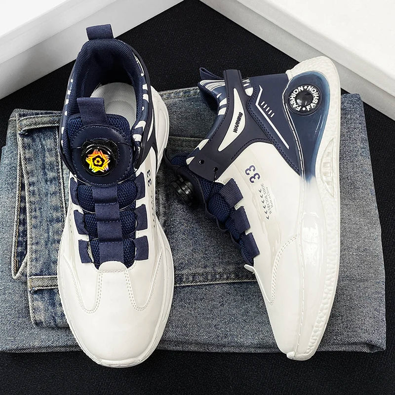 Comfy Rotating Buckle Mens Sneakers for Outdoor Adventures ATHLEXES