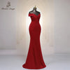 Pink Mermaid Elegance Off Shoulder Evening Dress ATHLEXES