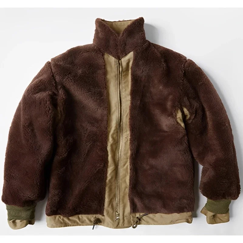 NON STOCK USN N-1 Military Style Warm Coat with Sherpa Lining ATHLEXES