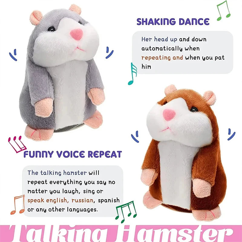 TalkMate Interactive Plush Hamster Toy ATHLEXES