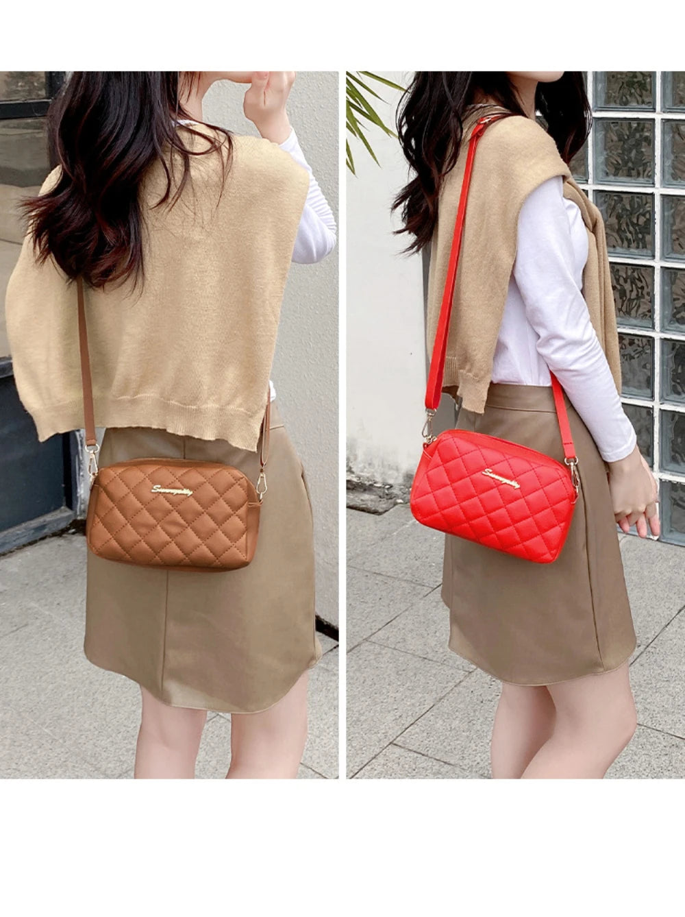 Chic Tassel Embroidered Crossbody Bag for Women ATHLEXES