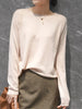 YSZWDBLX Women's Slim Fit Knit O-neck Sweater ATHLEXES