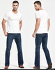 LGRGC Men's Warm Stretch Denim Boot Cut Jeans ATHLEXES