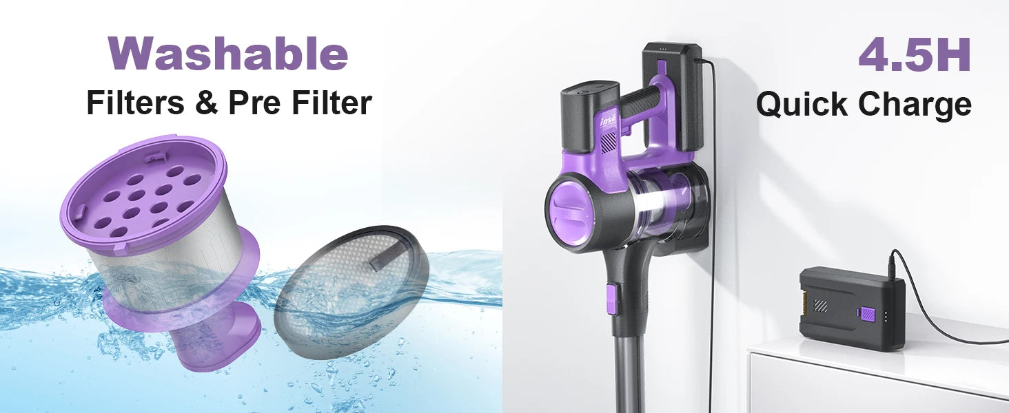 INSE S10 Cordless 6-in-1 Vacuum Cleaner ATHLEXES