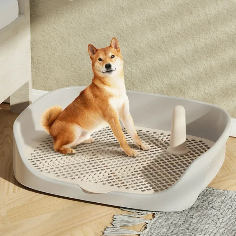 Training Toilet Pet Toilet for Small Dogs Cats Portable Dog Training Toilet Puppy Pad Holder Tray Pet Supplies Indoor Dog Potty ATHLEXES