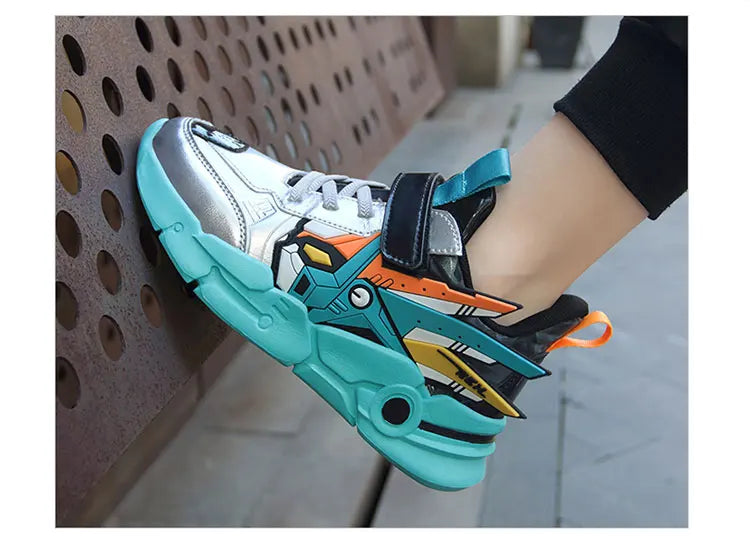 NBGAG Boys Casual Leather Sneakers ATHLEXES