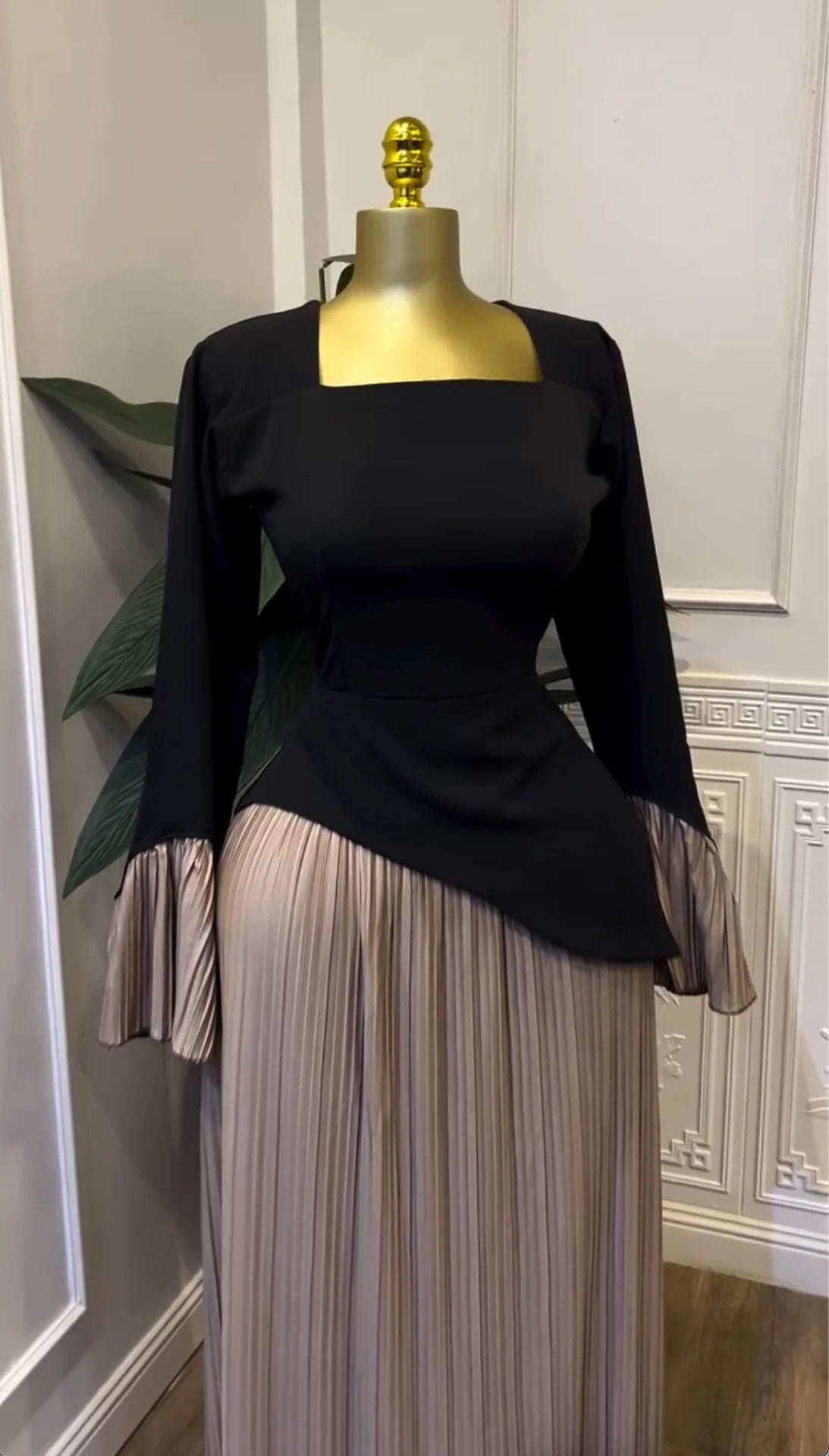 Chic Elegance Flare Maxi Dress for Women ATHLEXES