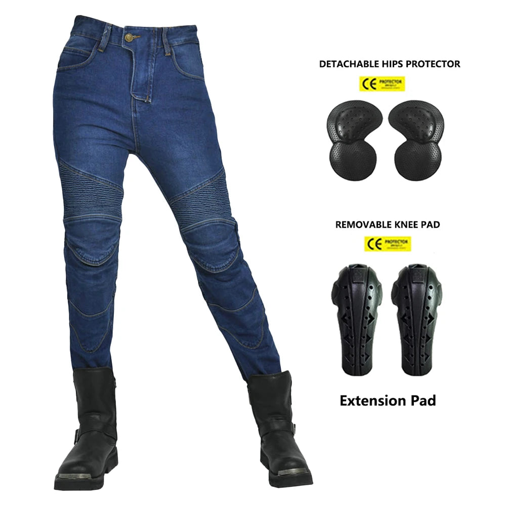 Ultimate Women's Moto Jeans with Silicone Protection ATHLEXES