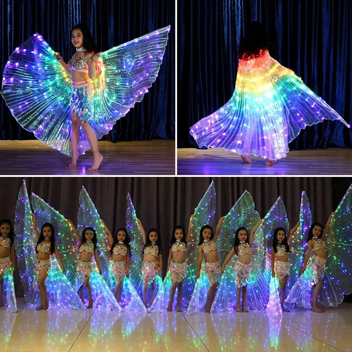 Radiant LED Isis Wings for Dance & Performance ATHLEXES